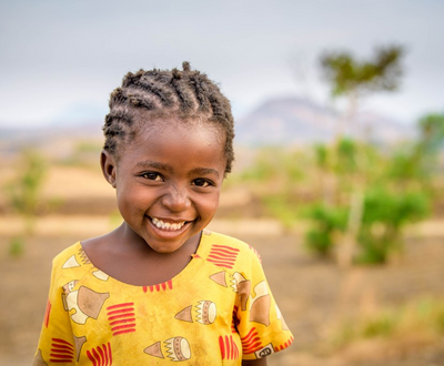 4 year old sponsored girl in Malawi