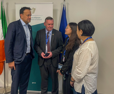 Irish Prime Minister Leo Varadkar at COP28UAE