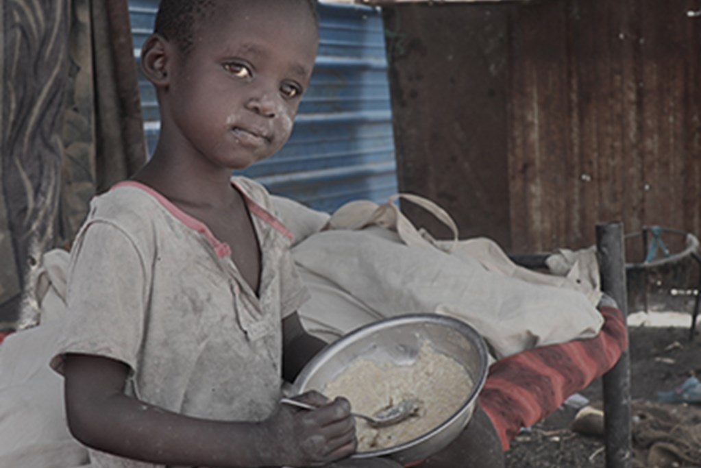 A child eating