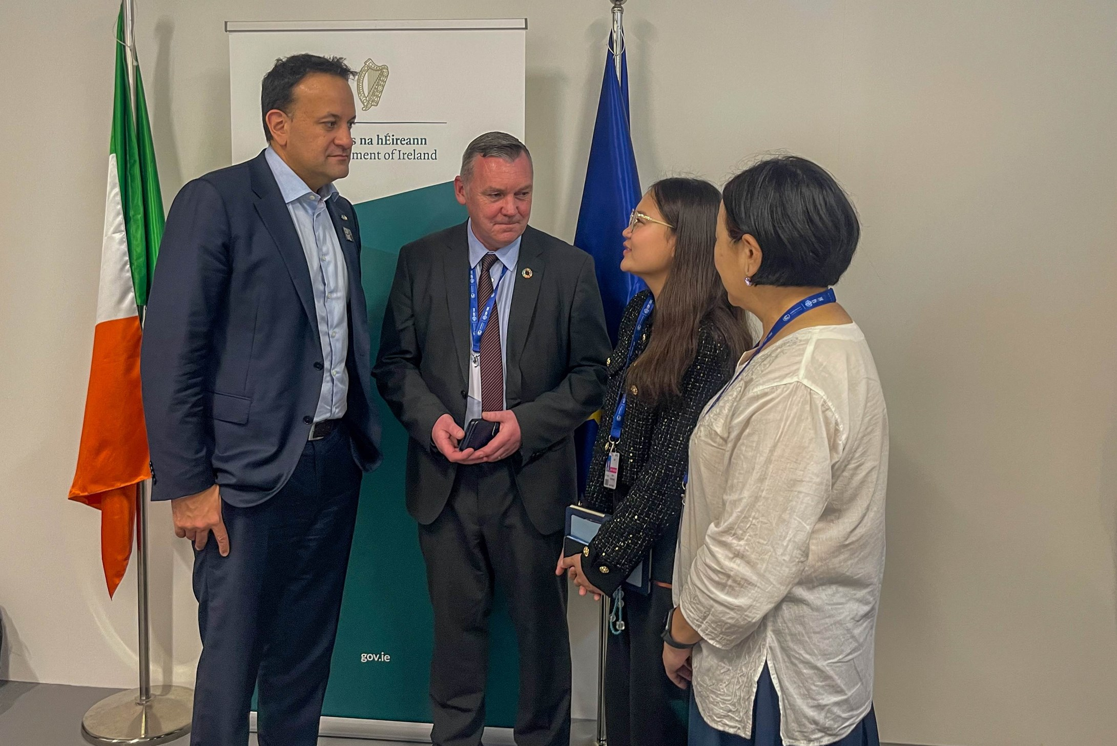 Irish Prime Minister Leo Varadkar at COP28UAE