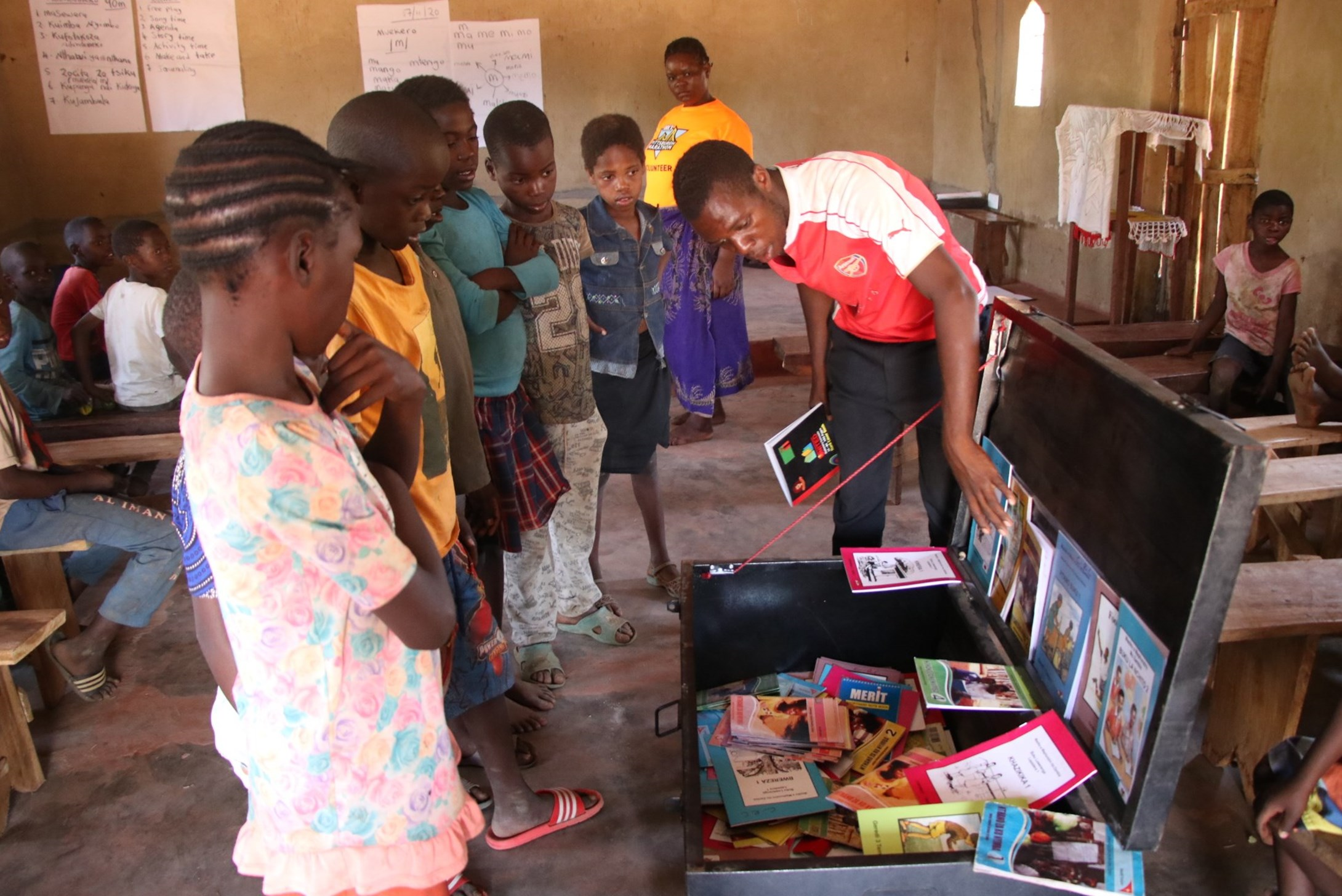 Zambia Rabson and other children enjoy their time at the reading camp