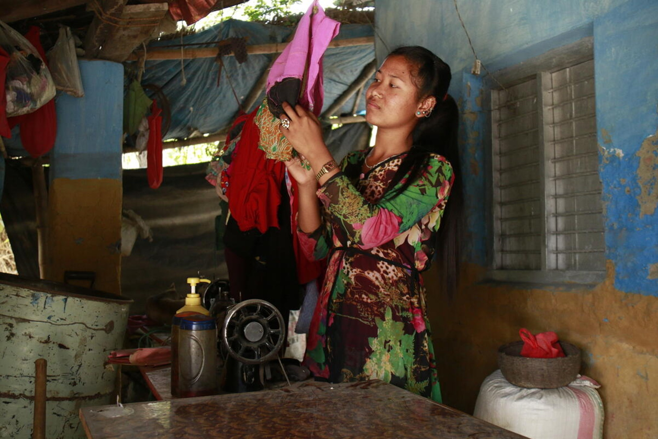 A sponsored child in Nepal, speech impaired from birth.