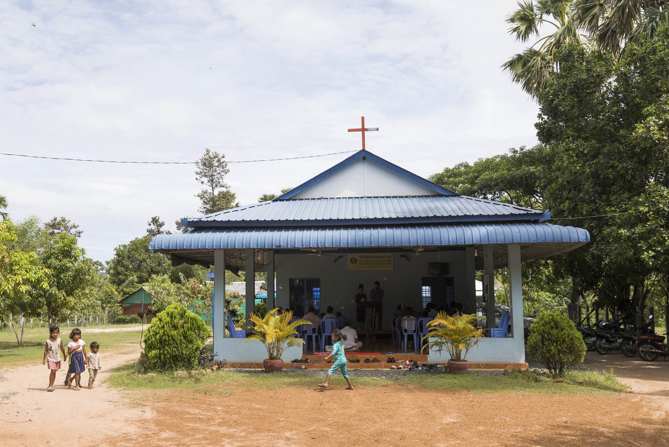 Evangelical Friends Church in Kampong Chhnang province, Cambodia.